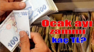 Ocak Ayı Zammı Kaç TL?