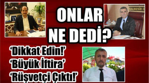 ÜÇ BAŞKAN ÜÇ FARKLI GÖRÜŞ