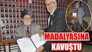 KORE GAZİSİ MADALYASINA KAVUŞTU