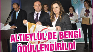 ALTIEYLÜL’DE BENGİ ÖDÜLLENDİRİLDİ
