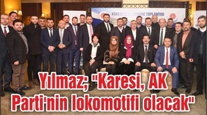 AK Karesi'nin İstişare Toplantısı'nda konuşan Başkan Yücel Yılmaz;