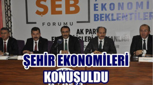 ŞEHİR EKONOMİLERİ KONUŞULDU