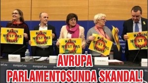 AVRUPA PARLAMENTOSUNDA SKANDAL!..