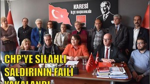 CHP, SALDIRGANIN SERBEST KALMASINA TEPKİ GÖSTERDİ