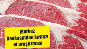 MERKEZ BANKASI’ndan Kırmızı Et Araştırması