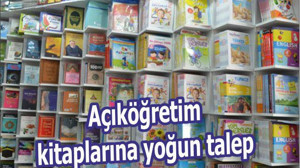 Açıköğretim kitaplarına yoğun talep