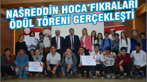NASREDDİN HOCA FIKRALARI ÖDÜL TÖRENİ GERÇEKLEŞTİ