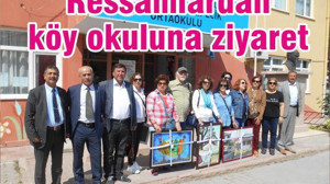 RESSAMLAR’DAN KÖY OKULUNA ZİYARET