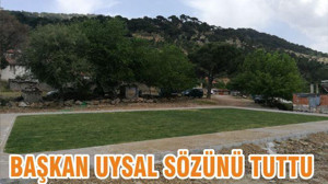 BAŞKAN UYSAL SÖZÜNÜ TUTTU, SÜBEYLİDERE GÜREŞ SAHASINA KAVUŞTU