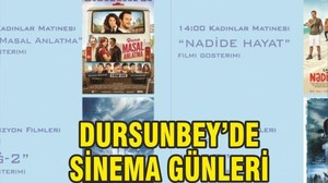 DURSUNBEY’DE SİNEMA GÜNLERİ