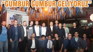 “Gümbür gümbür geliyoruz”