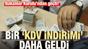 Konutun ardından bir KDV indirimi daha geldi