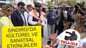 SINDIRGI’DA KÜLTÜREL VE SANATSAL ETKİNLİKLER