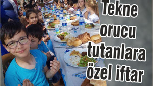 KARESİ’DE TEKNE ORUCU TUTANLARA ÖZEL İFTAR
