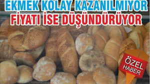 EKMEK KOLAY KAZANILMIYOR FİYATI İSE DÜŞÜNDÜRÜYOR