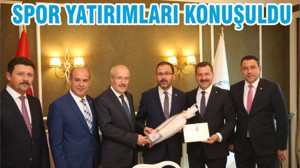 SPOR YATIRIMLARI KONUŞULDU