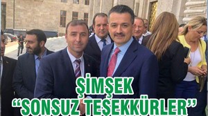 ŞİMŞEK ‘’SONSUZ TEŞEKKÜRLER’’