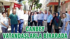 CANBEY VATANDAŞLARLA BİRARADA