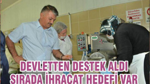 DEVLETTEN DESTEK ALDI SIRADA İHRACAT HEDEFİ VAR