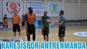 KARESİSPOR ANTRENMANDA