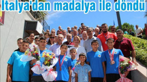 İtalya'dan madalya ile döndü