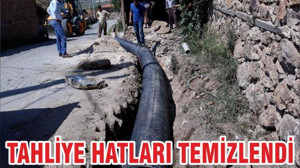 TAHLİYE HATLARI TEMİZLENDİ