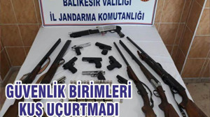 GÜVENLİK BİRİMLERİ KUŞ UÇURTMADI