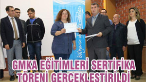 GMKA EĞİTİMLERİ SERTİFİKA TÖRENİ GERÇEKLEŞTİRİLDİ