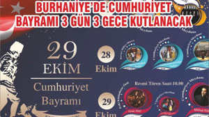 BURHANİYE’DE CUMHURİYET BAYRAMI 3 GÜN 3 GECE KUTLANACAK