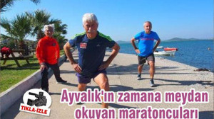 Ayvalık'ın zamana meydan okuyan maratoncuları