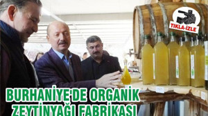 BURHANİYE'DE ORGANİK ZEYTİNYAĞI FABRİKASI