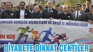 DİYABETE DİKKAT ÇEKTİLER