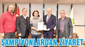 ŞAMPİYONLARDAN ZİYARET