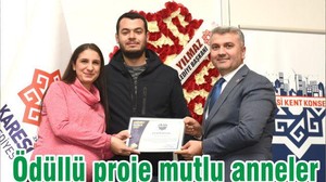 Ödüllü proje mutlu anneler