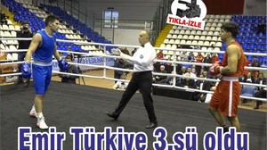 Balıkesirli Boksör Emir Kara Türkiye Üçüncüsü Oldu
