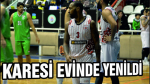 Karesispor evinde ilk yenilgisini aldı