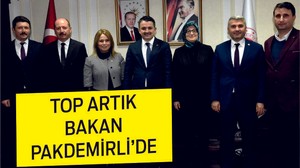 TOP ARTIK BAKAN'DA