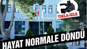 Balıkesir Adliyesi’nde Hayat Normale Döndü
