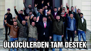 Ülkücülerden Ersoy’a Destek