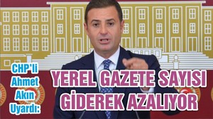 YEREL GAZETE SAYISI GİDEREK AZALIYOR