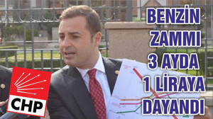 BENZİN ZAMMI 3 AYDA 1 LİRAYA DAYANDI