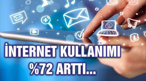 'Türkiye'de internet kullanımı yüzde 72'ye çıktı'