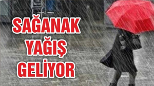 Meteoroloji’den sağanak yağış uyarısı