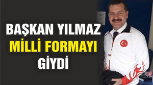YÜCEL YILMAZ MİLLİ FORMAYI GİYDİ