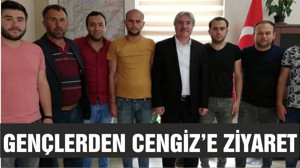 GENÇLERDEN BAŞKAN CENGİZ’E ZİYARET