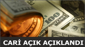 CARİ AÇIK AÇIKLANDI