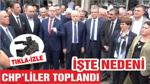 CHP'Lİ BAŞKANLAR VE PARTİLİLER TOPLANDI