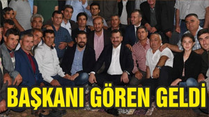BAŞKANI GÖREN GELDİ