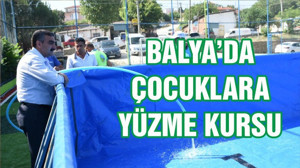 BALYA'DA ÇOCUKLARA YÜZME HAVUZU MÜJDESİ