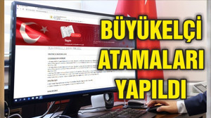 Büyükelçi atamaları Resmi Gazete’de